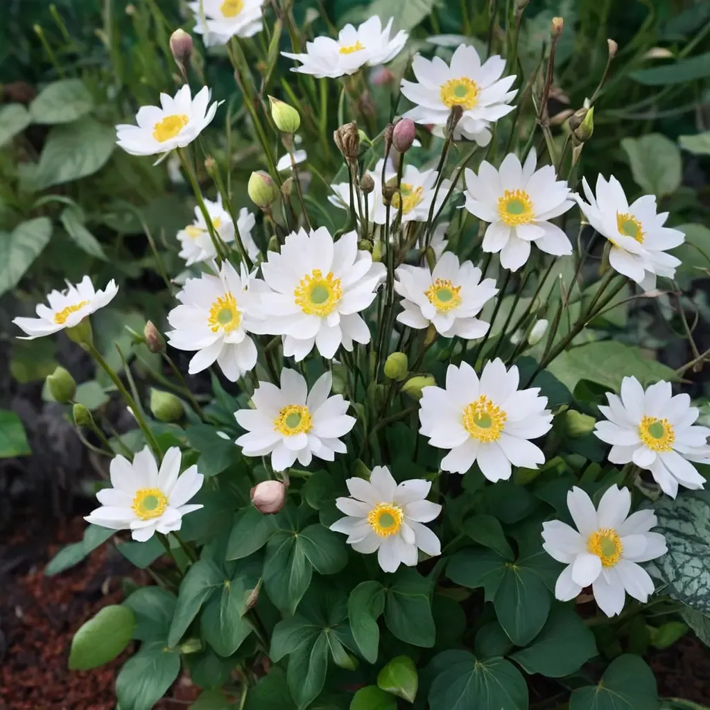 Snow Angel Japanese Anemone