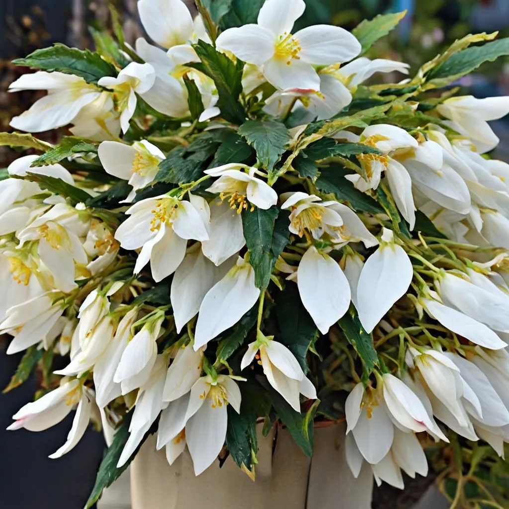 Beauvilia White Begonia