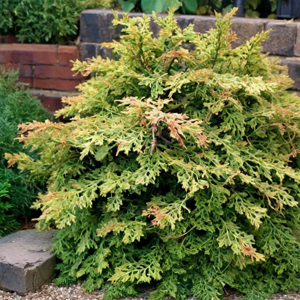 Dwarf Golden Hinoki Cypress