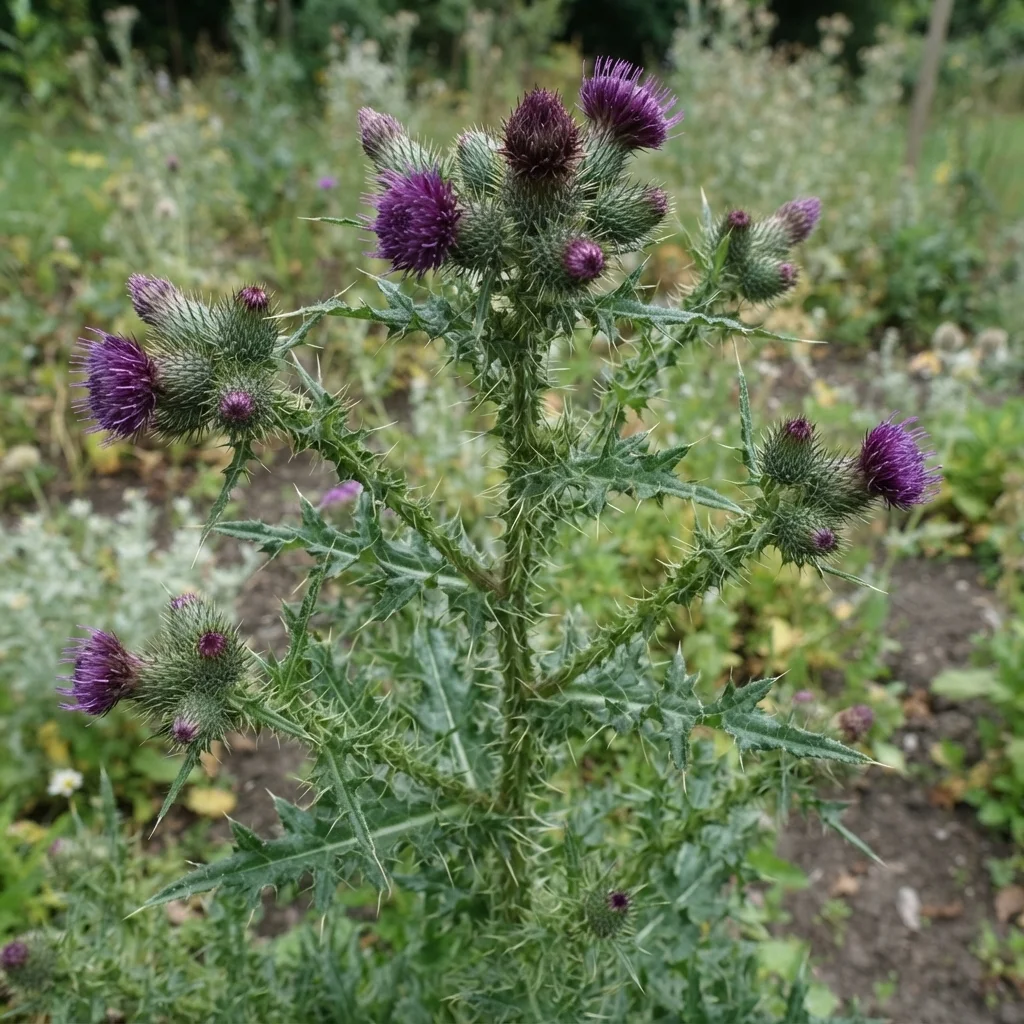 Spiny Plumeless Thistle