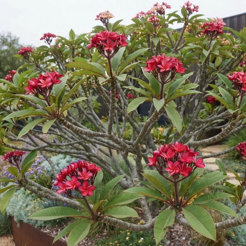 Frangipani, Red Frangipani, Temple Tree