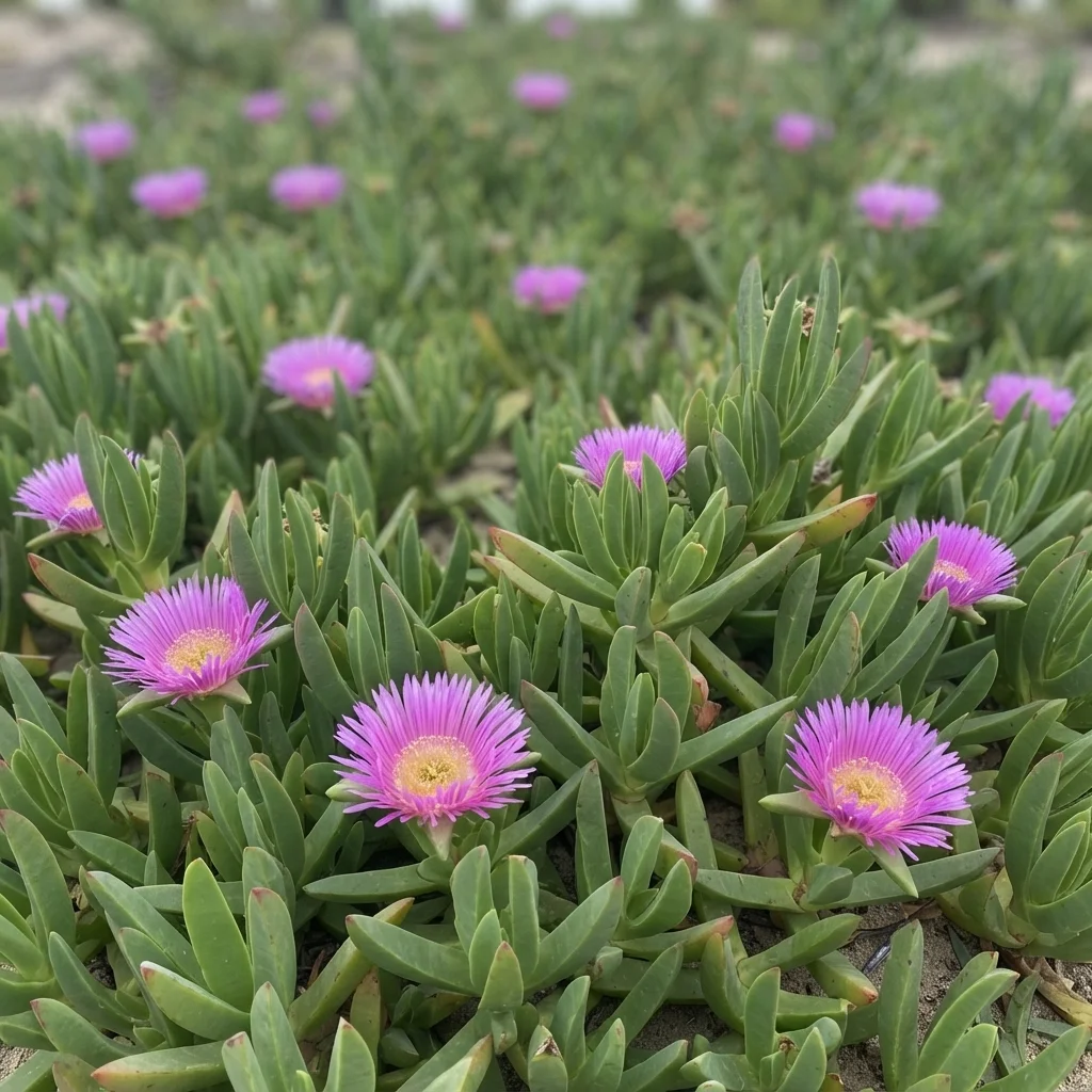 Pigface, Angular Pigface, Coastal Pigface, Angular Sea Fig, Iceplant, Karkalla