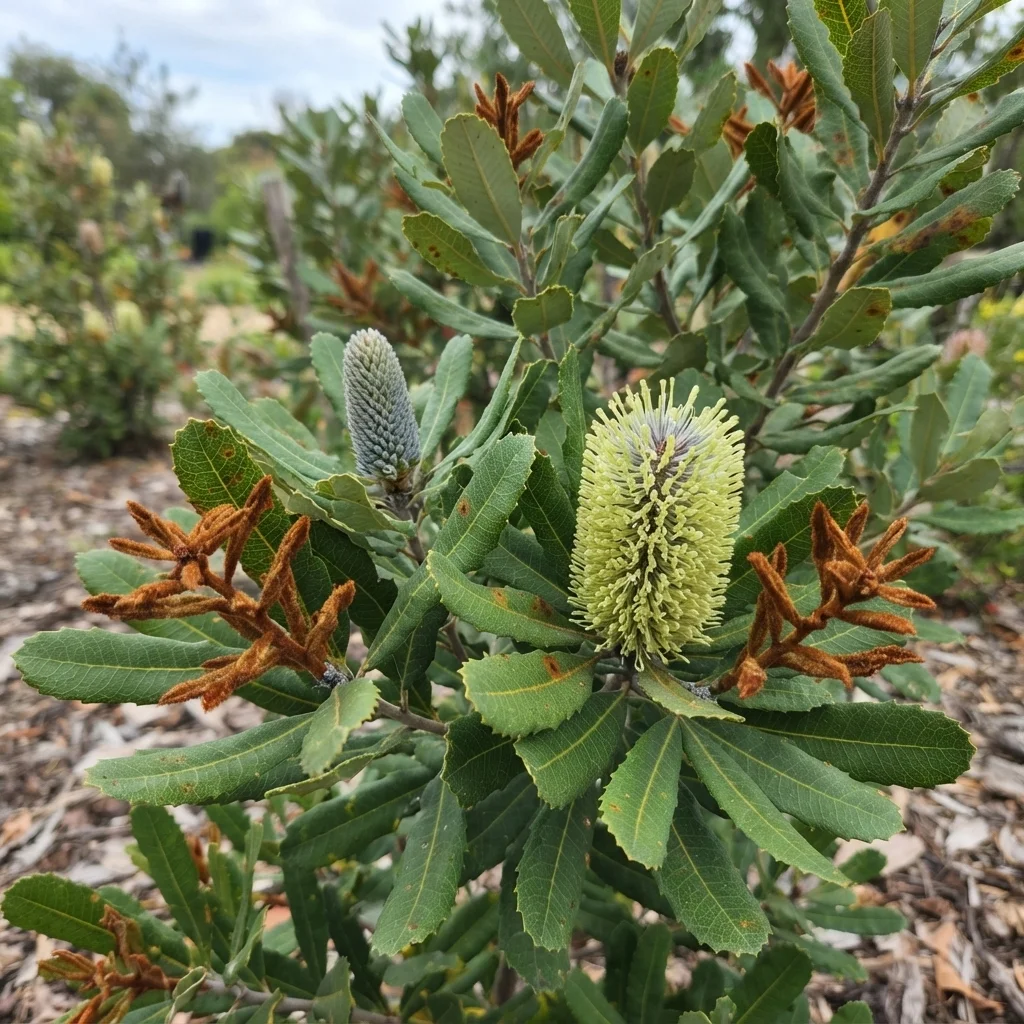 Fern-leaved Banksia, Dwarf Banksia, Rusty Banksia