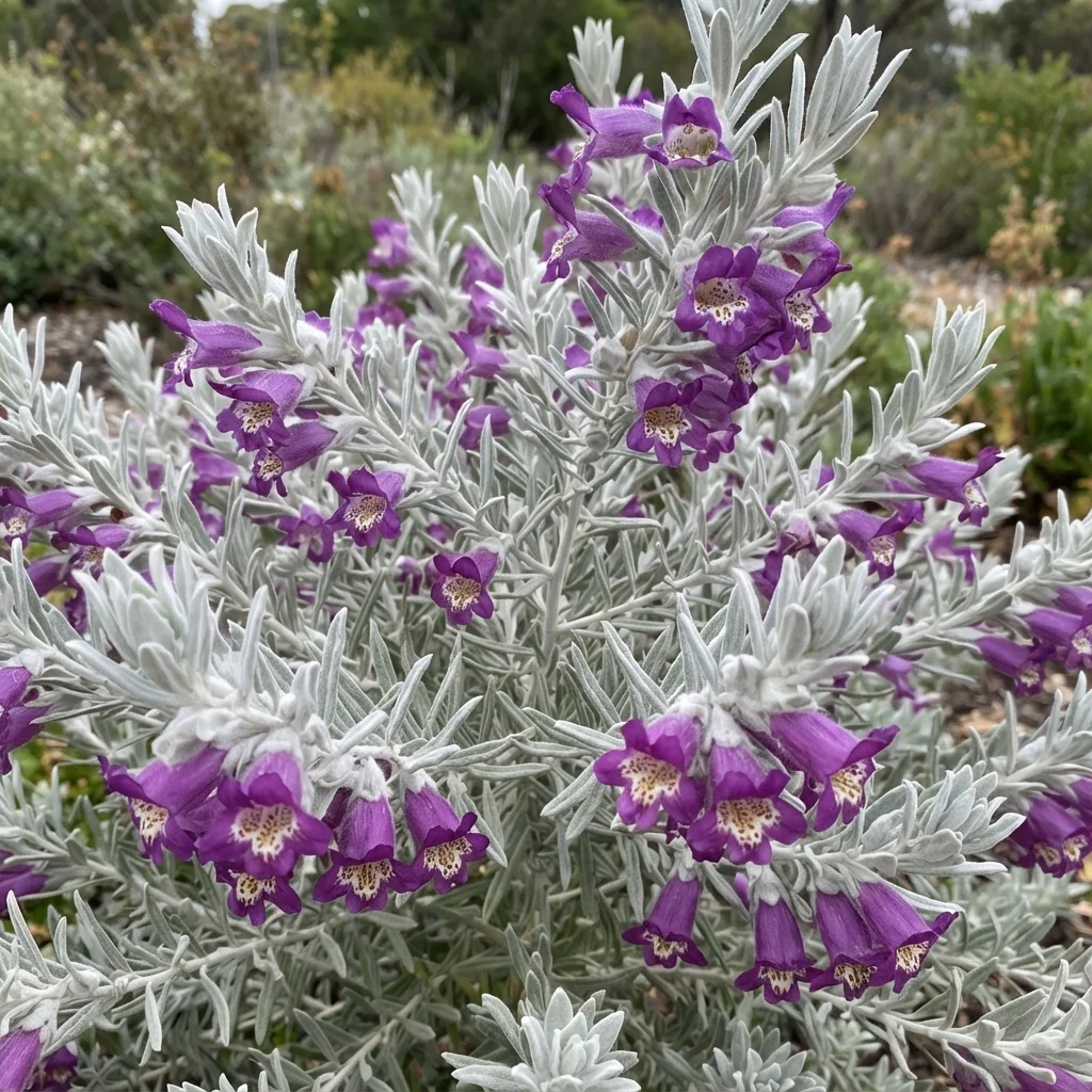 Silky Eremophila, Silky Emu Bush, Silver Emu Bush