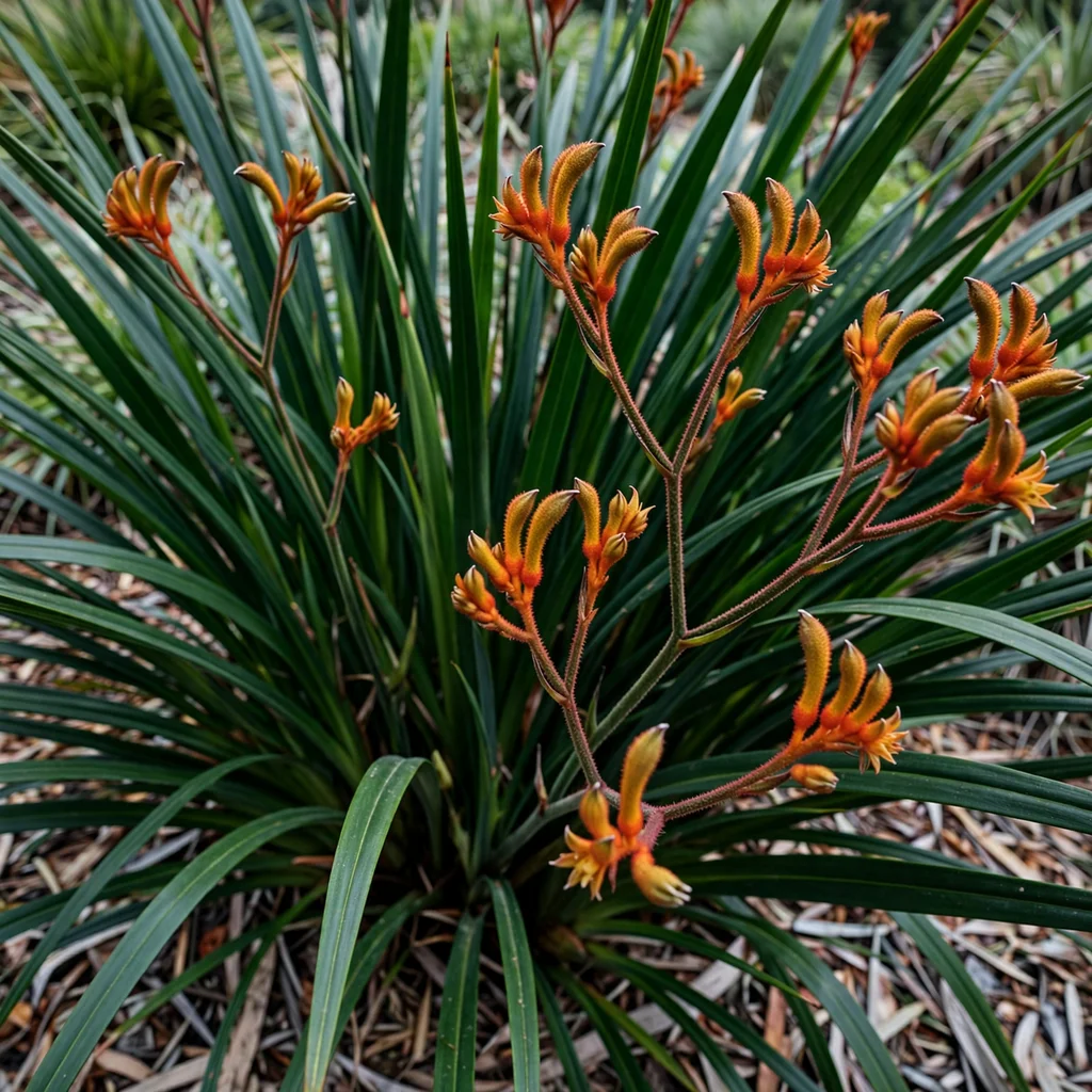 Amber Velvet Kangaroo Paw