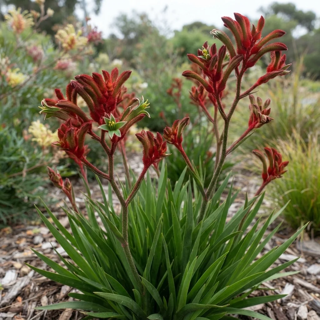 Dwarf Red Kangaroo Paw