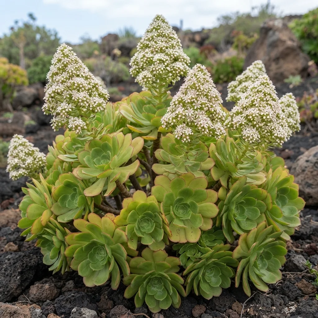 Lava-field aeonium