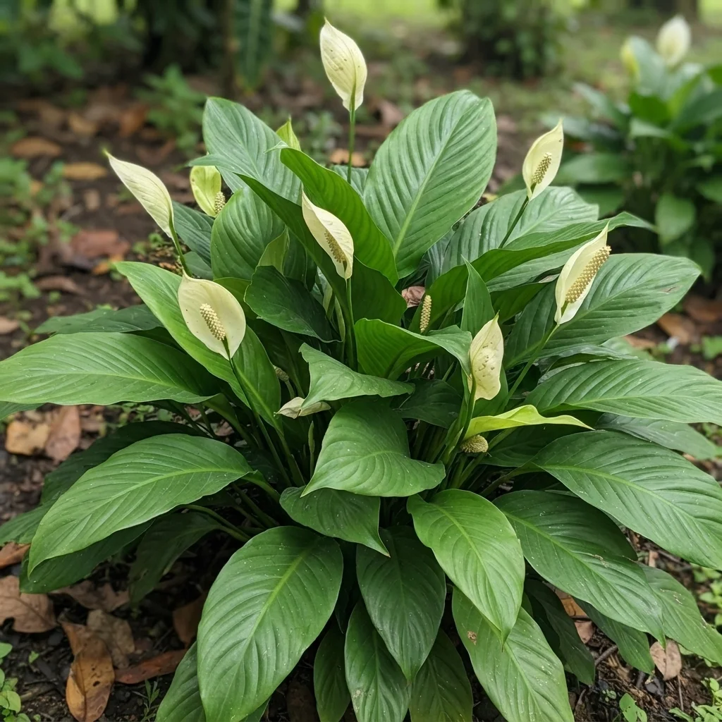 Canna-leaf peace lily