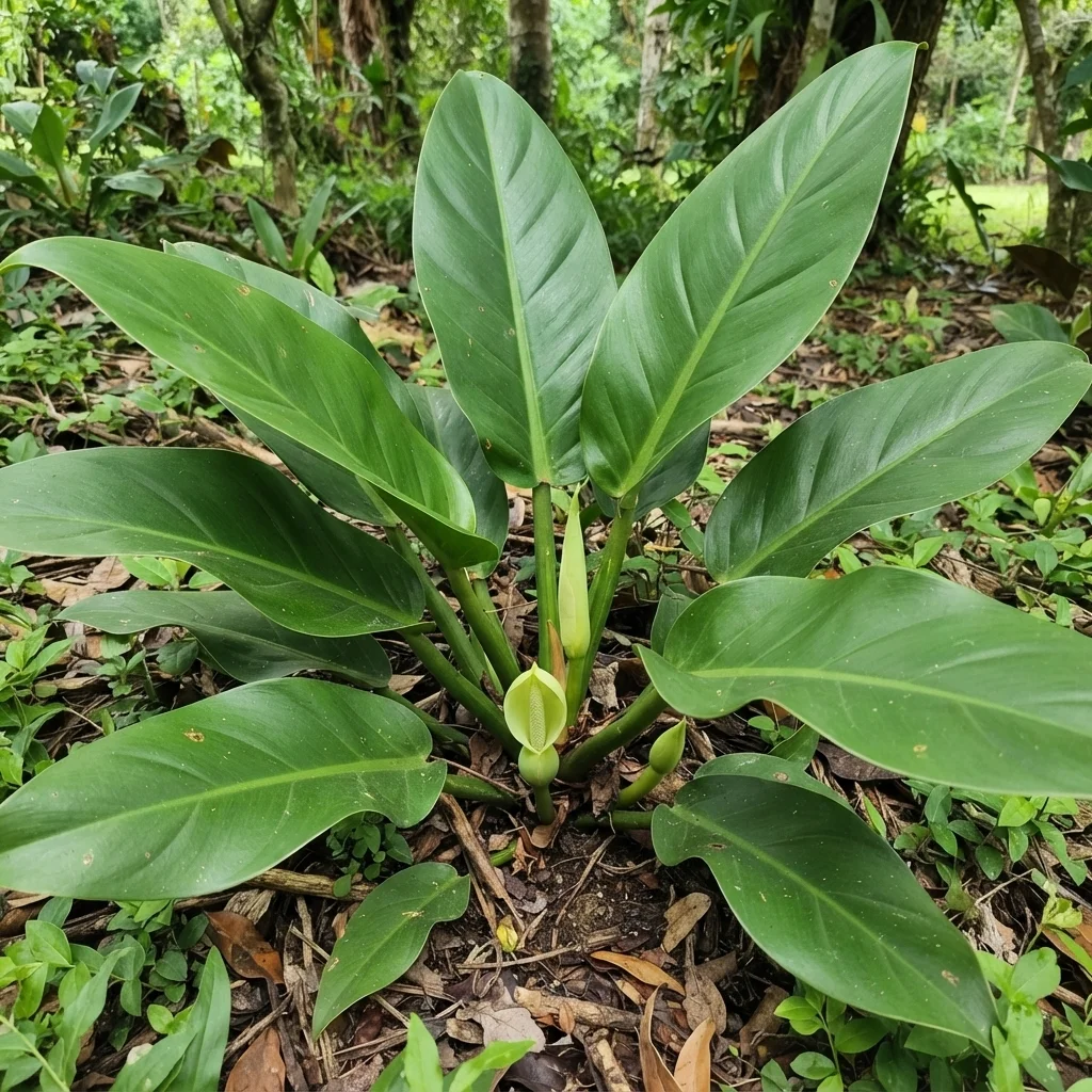 Flask Philodendron