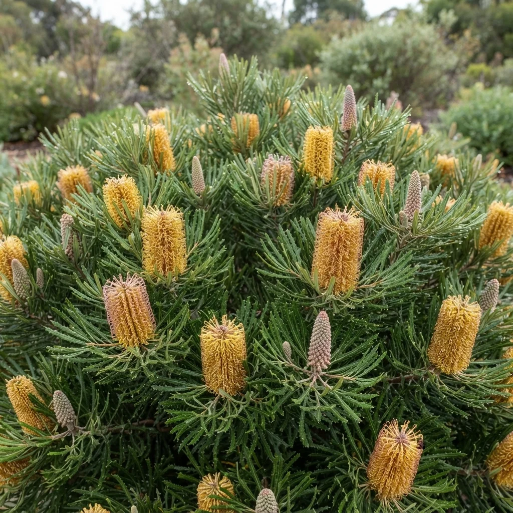 Birthday Candles, Dwarf Hairpin Banksia