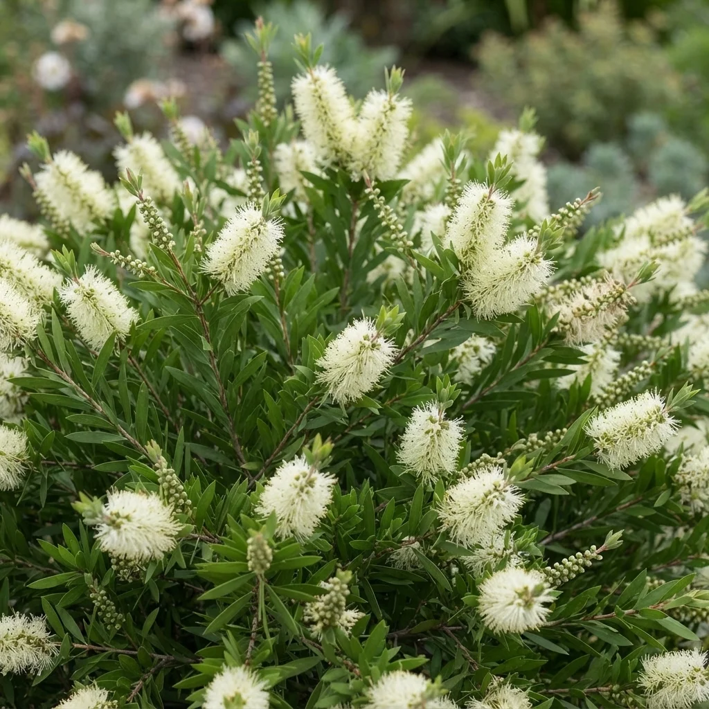 White Anzac Bottlebrush