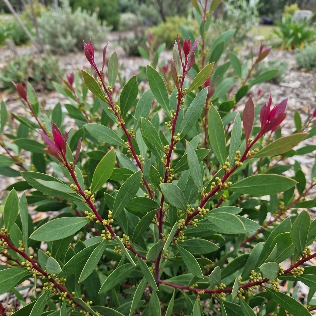 Myrtle Wattle, Red-stemmed Wattle, Red-stem Wattle