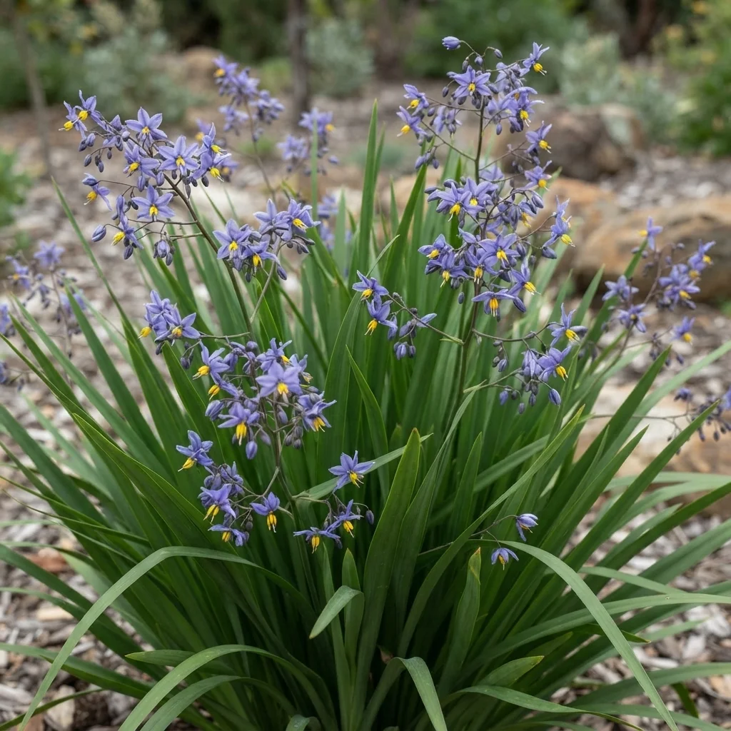 King Alfred Blue Flax Lily