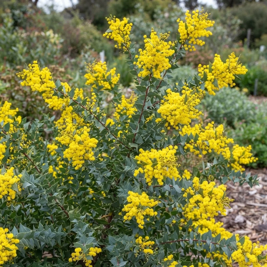 Knife-leaf Wattle, Dog-tooth Wattle, Half-moon Wattle, Golden Glow Wattle