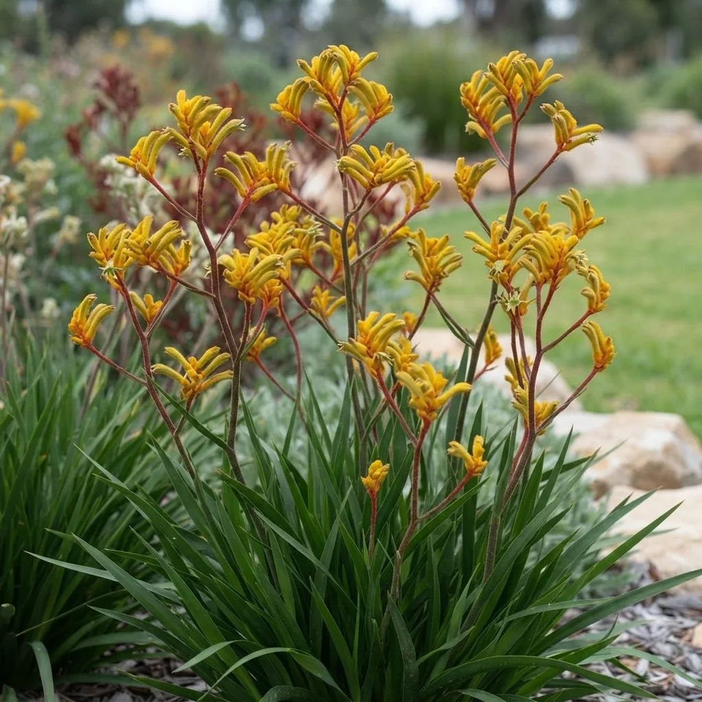 Gold Velvet Kangaroo Paw