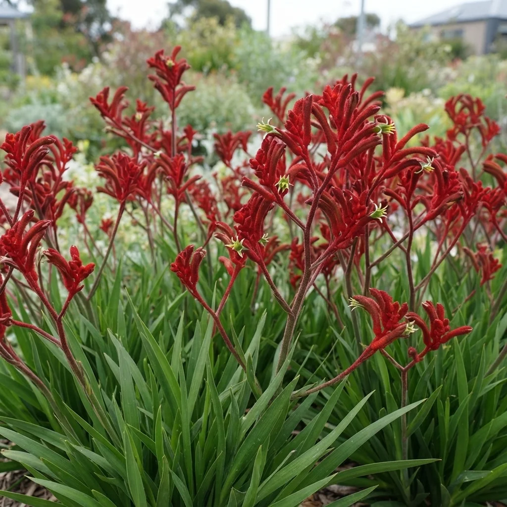 Large Red Kangaroo Paw