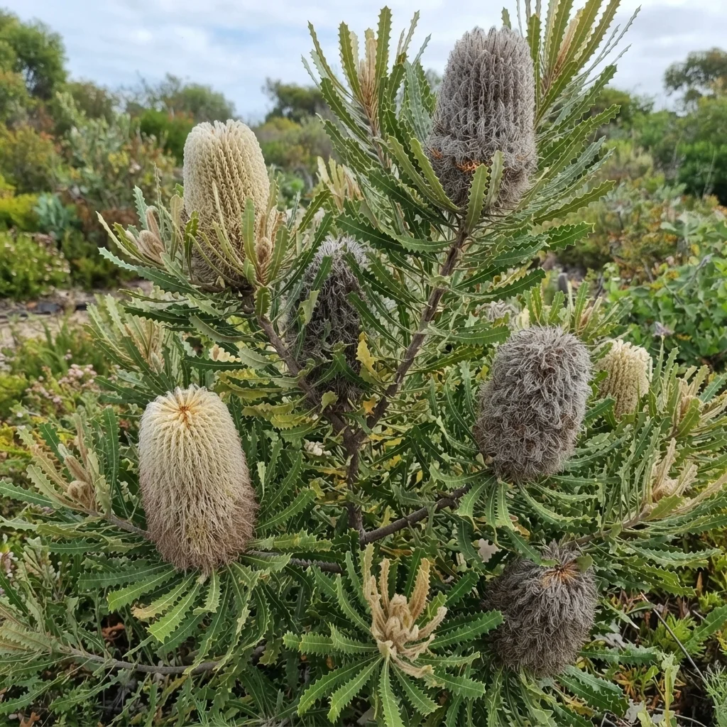 Woolly Banksia, Possum Banksia, Teddy Bear Banksia