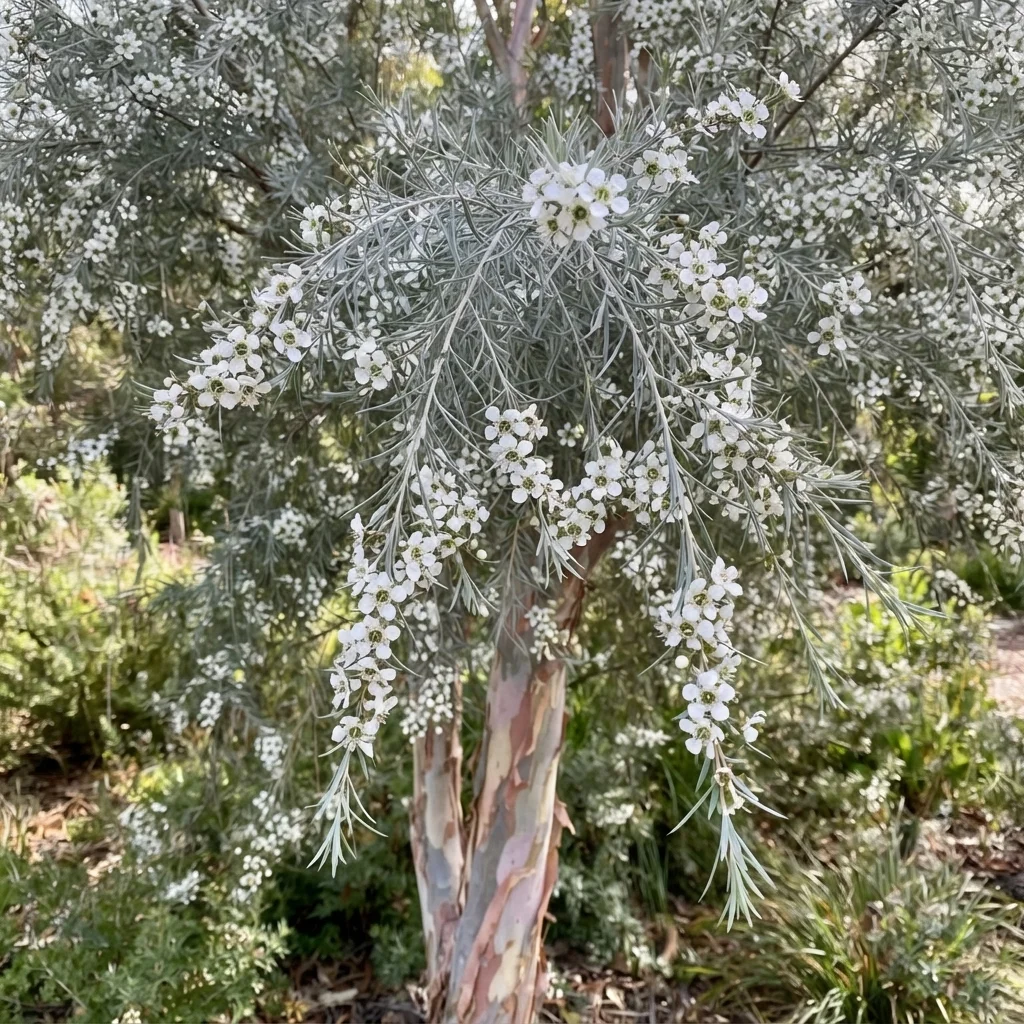Weeping Tea-tree, Silver-leafed Weeping Tea-tree, Tea-tree