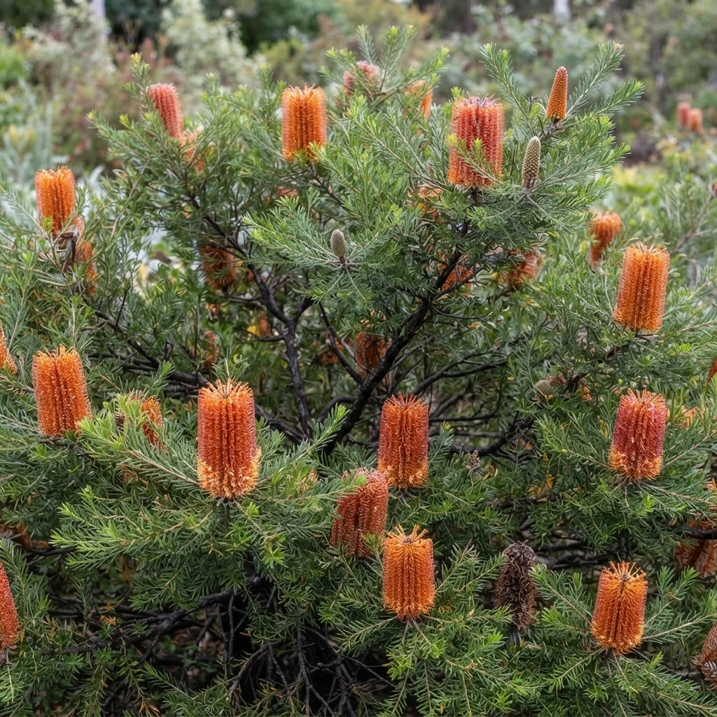 Heath-leaved Banksia, Heath Banksia, Lantern Banksia, Needle-leaf Banksia, Wadanggari