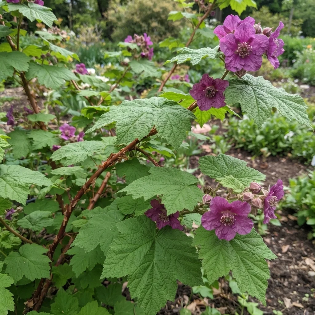 Purple-flowering raspberry