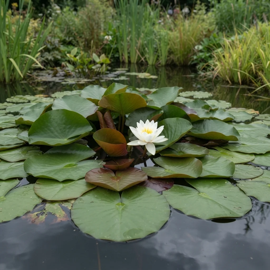 European White Water Lily