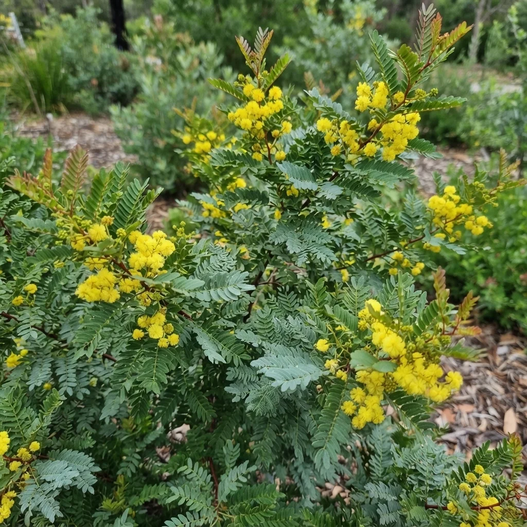 Sunshine Wattle, Cedar Wattle, Small Cedar Wattle, Elata Wattle, Peppermint-tree Wattle