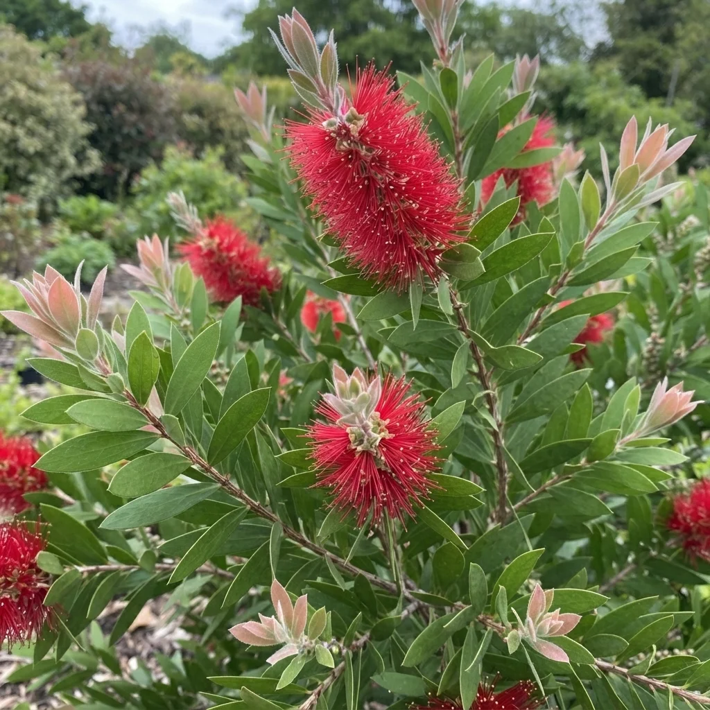 Crimson Bottlebrush
