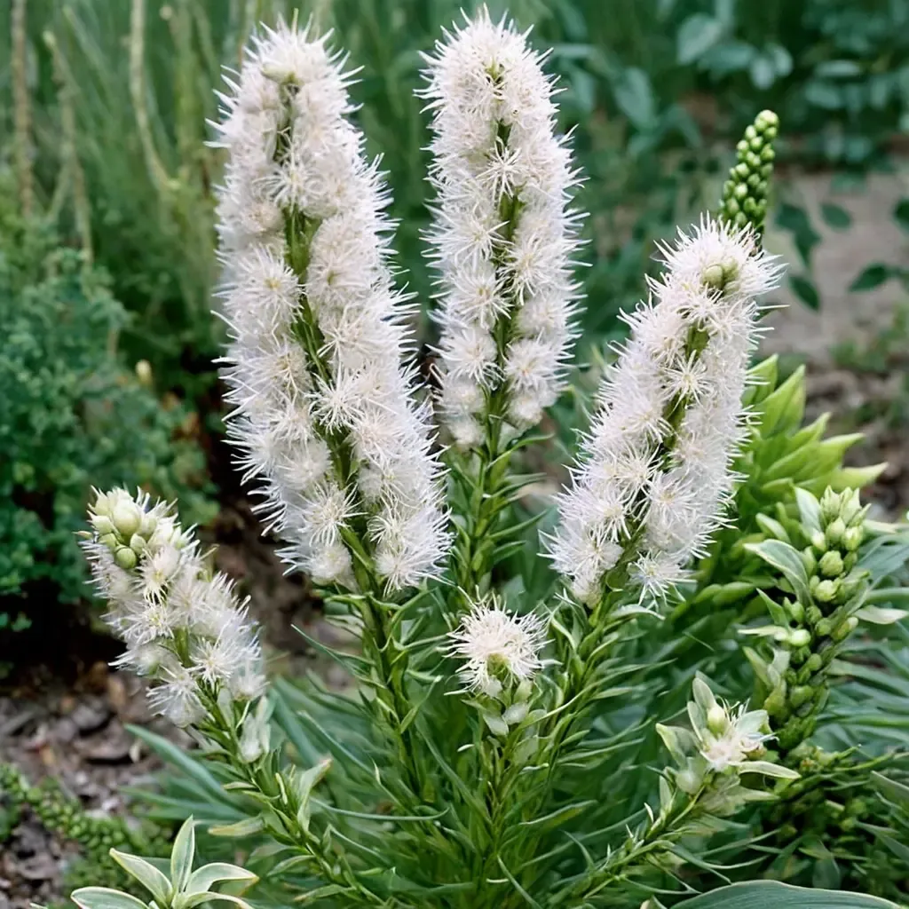 White Gayfeather Floristan White Liatris