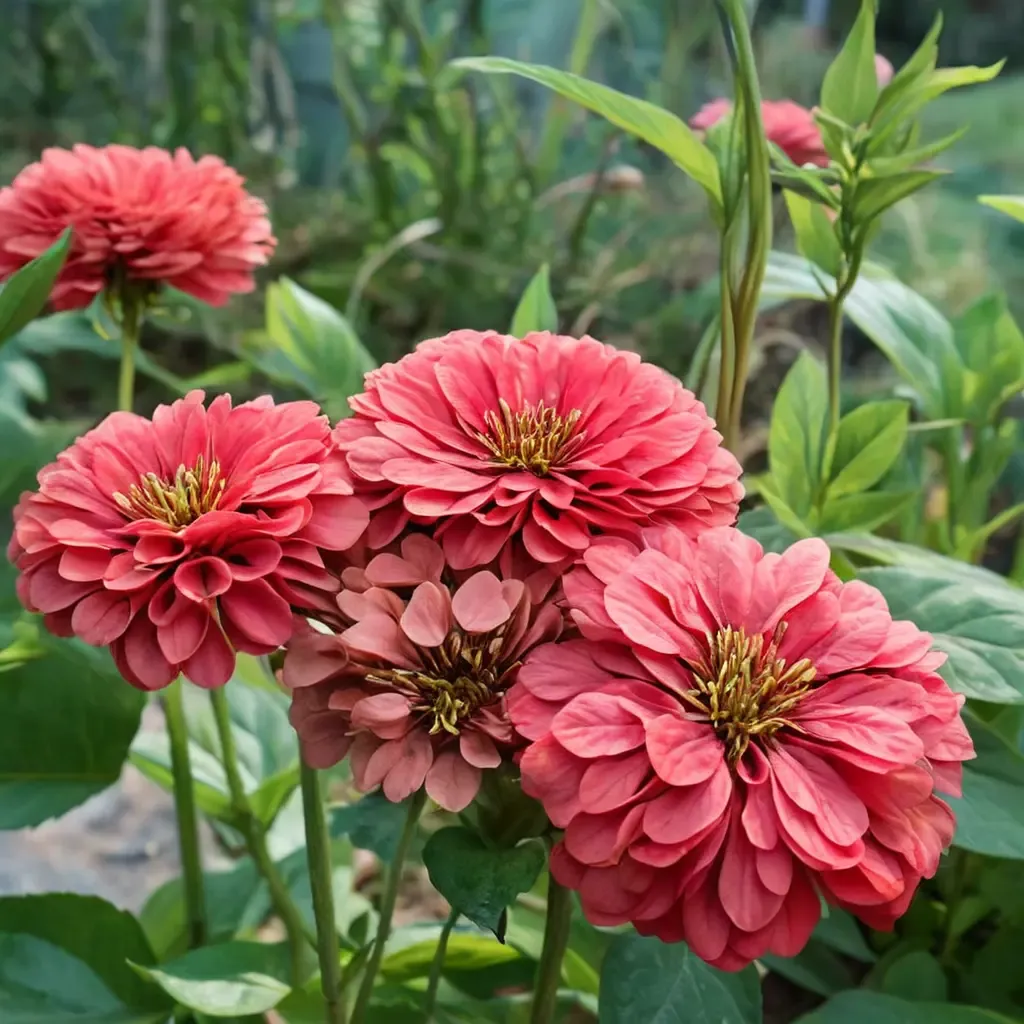 Benary's Giant Coral Zinnia