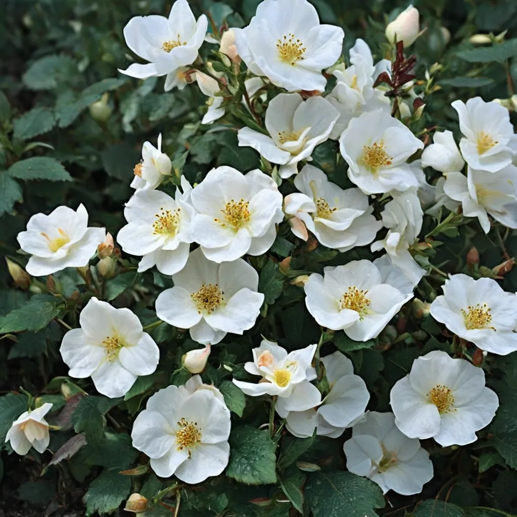 White Knock Out Rose