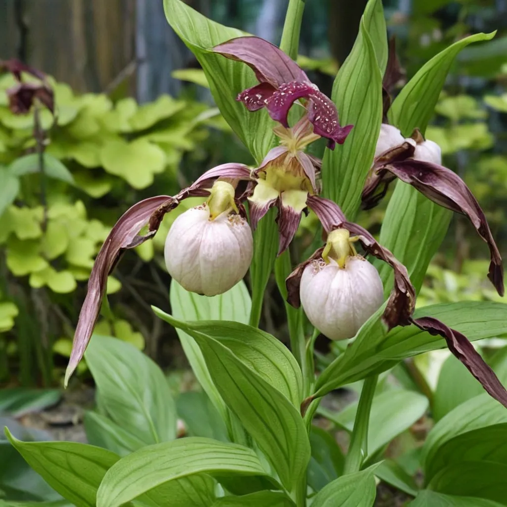 Lady's Slipper Orchid Ivory