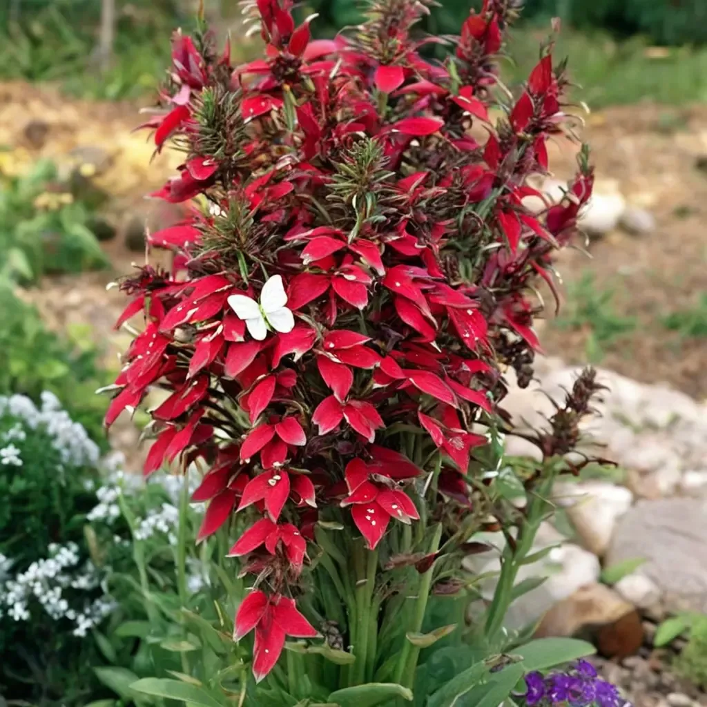 Compliment Deep Red Lobelia