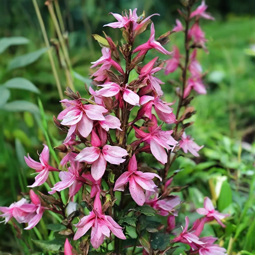 Fan Orchid Rose Lobelia