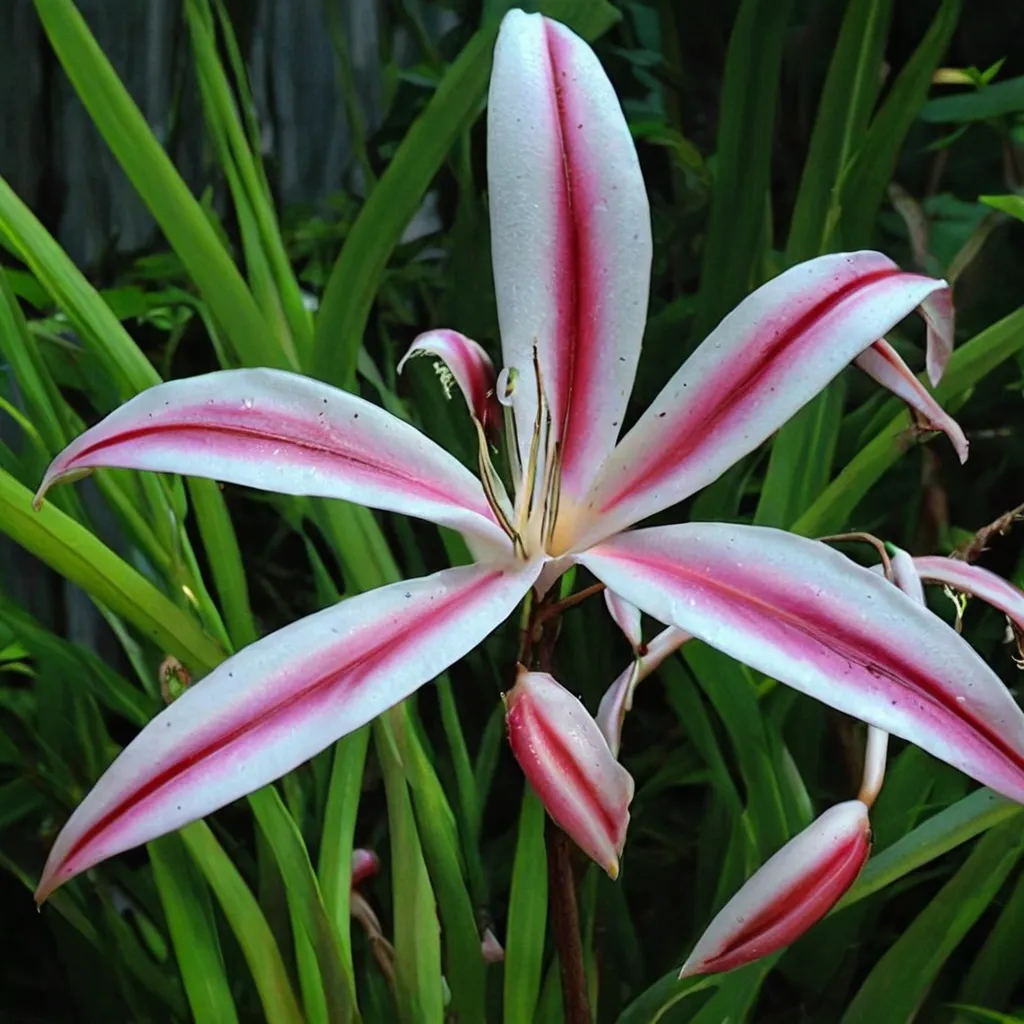 Crinum Fourth of July