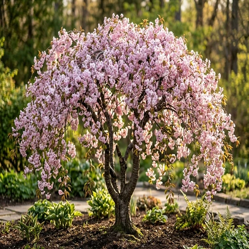 Pendula Plena Rosea Weeping Higan Cherry