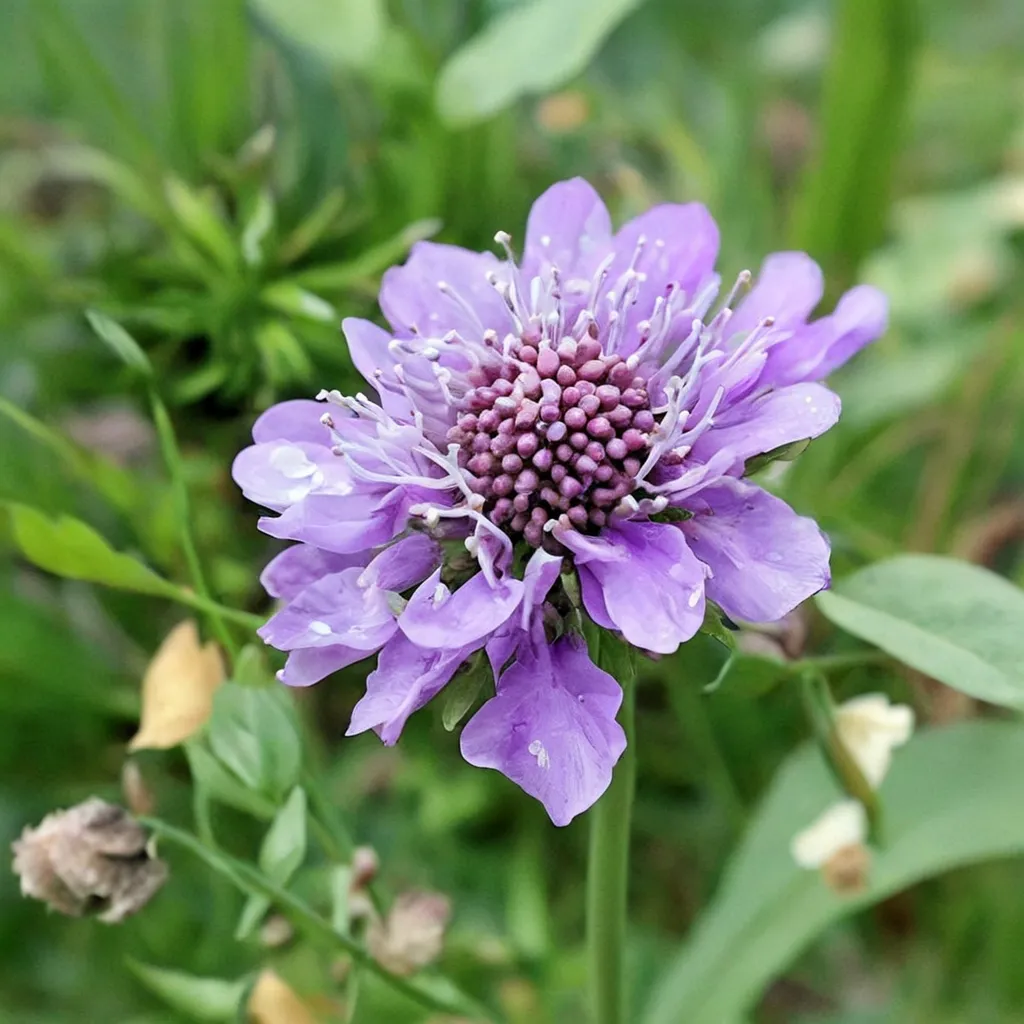 Glossy Pincushion Flower