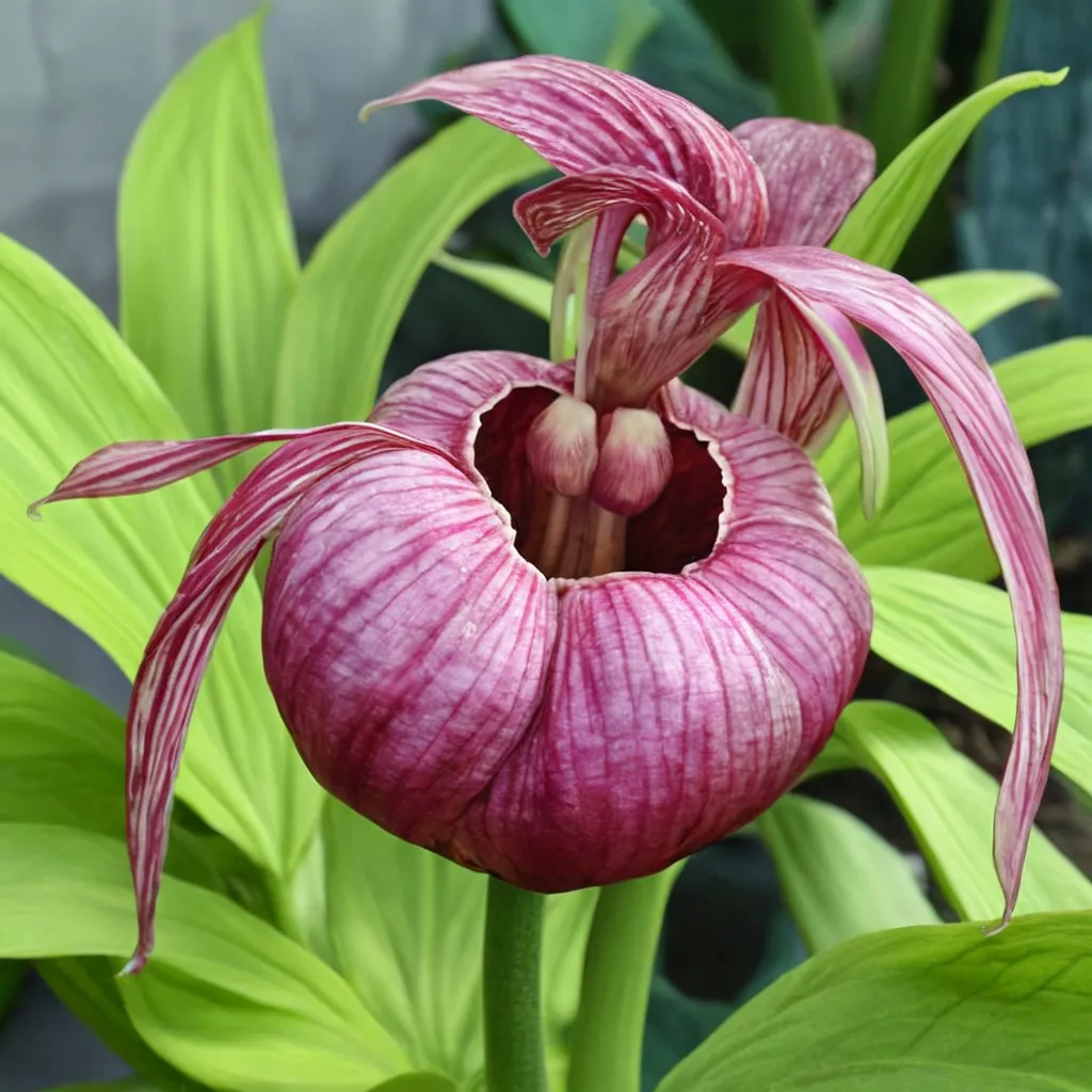 Large-flowered Lady's Slipper
