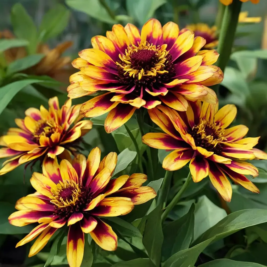Zowie! Yellow Flame Zinnia