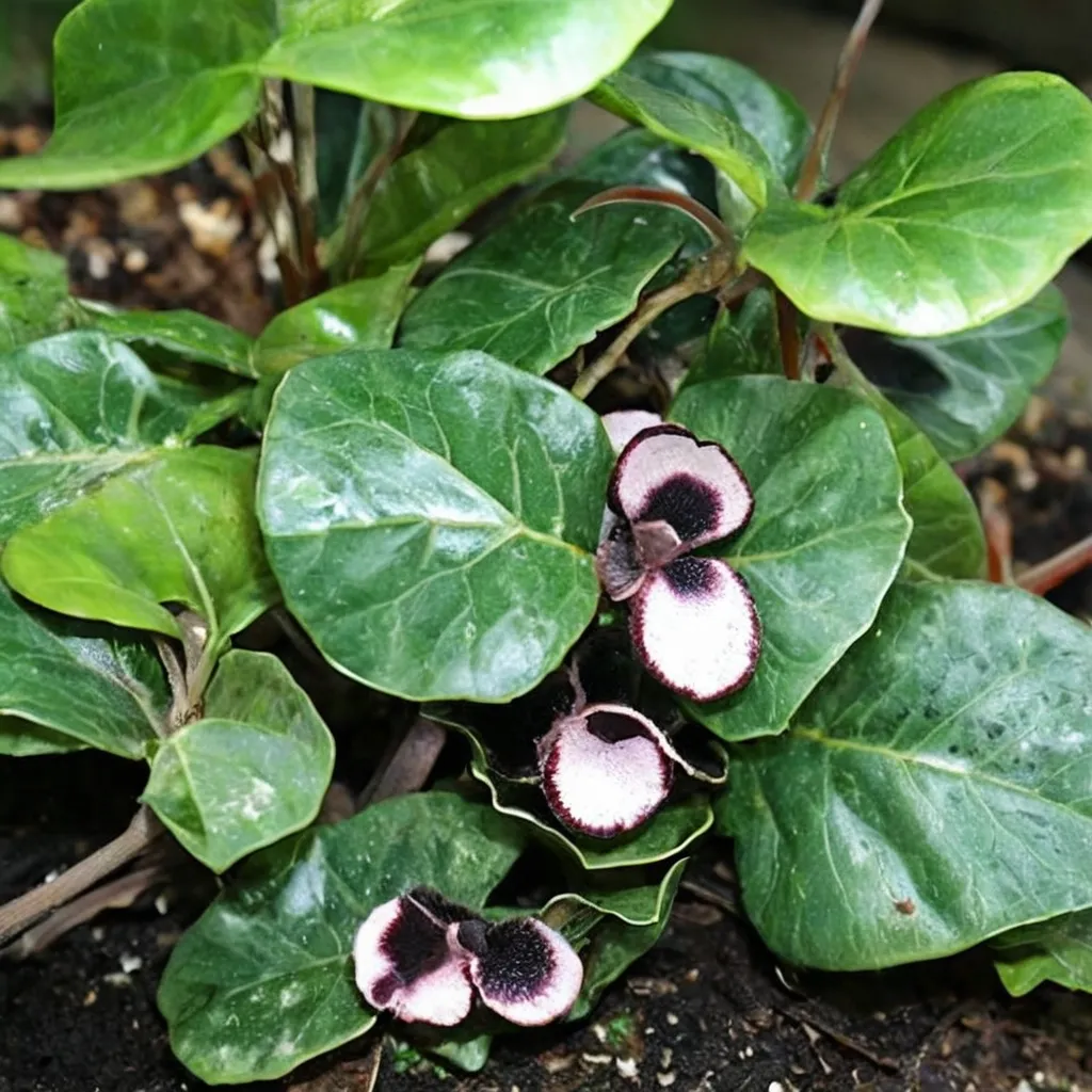 Silver Vein Form Panda Face Ginger