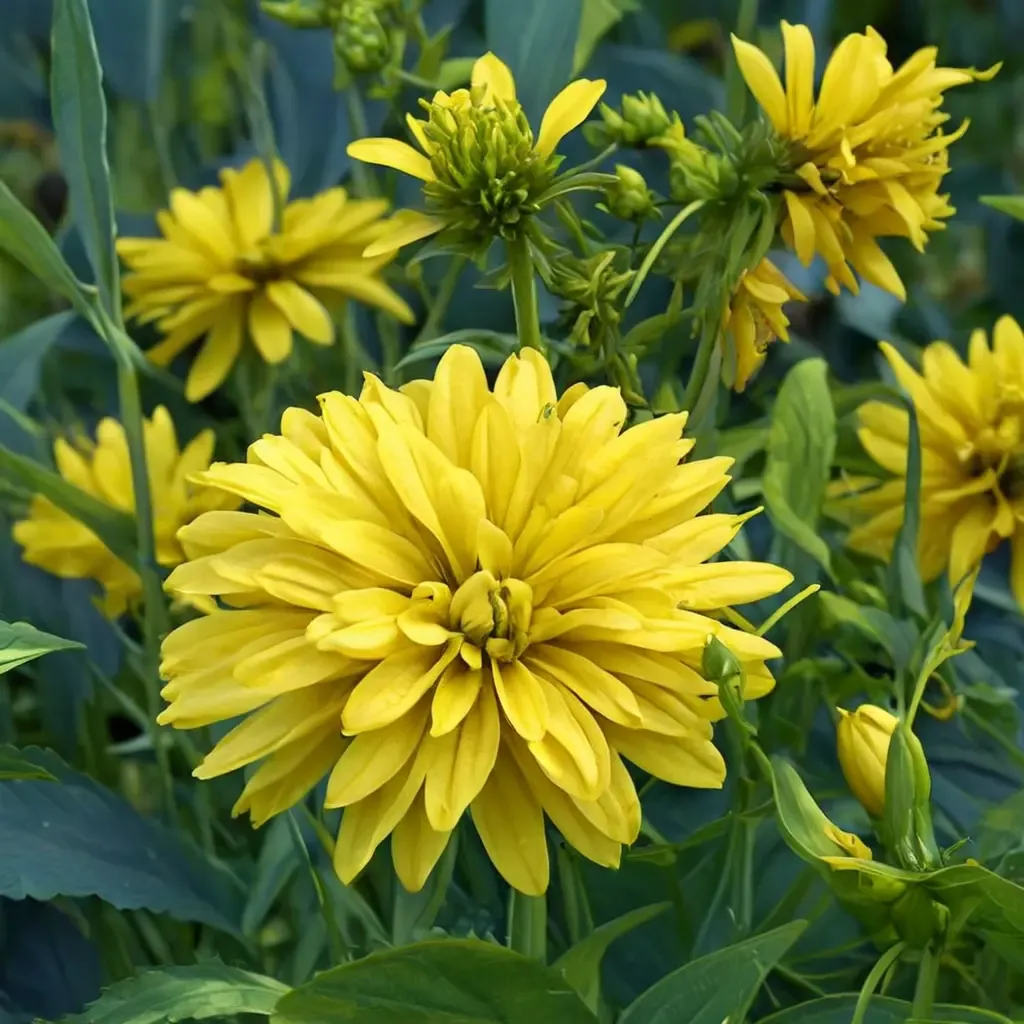 Golden Glow Coneflower