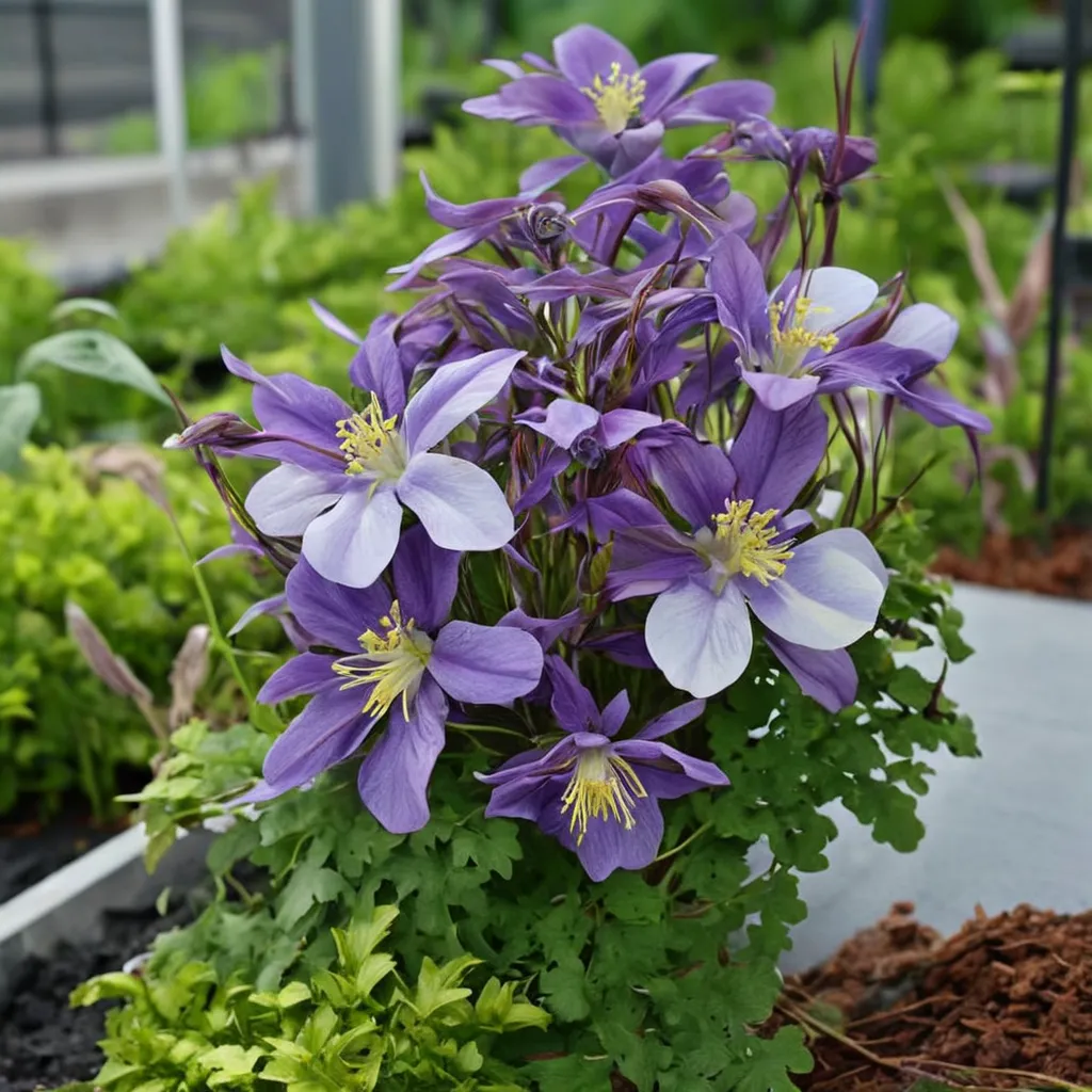 Columbine Earlybird Purple Blue