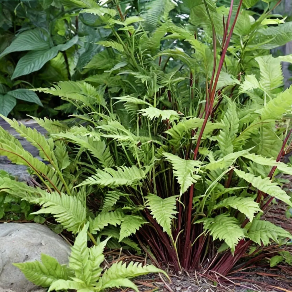 Lady in Red Fern