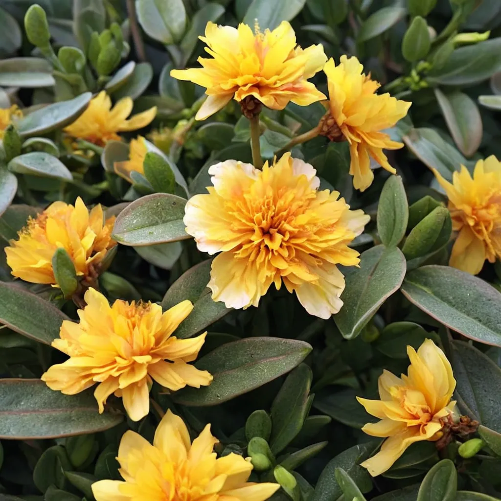 Portulaca Double Yellow