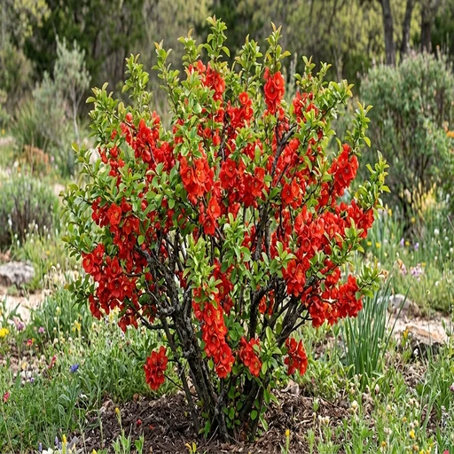 Texas Scarlet Flowering Quince
