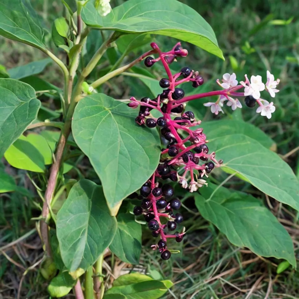 American pokeweed Annie
