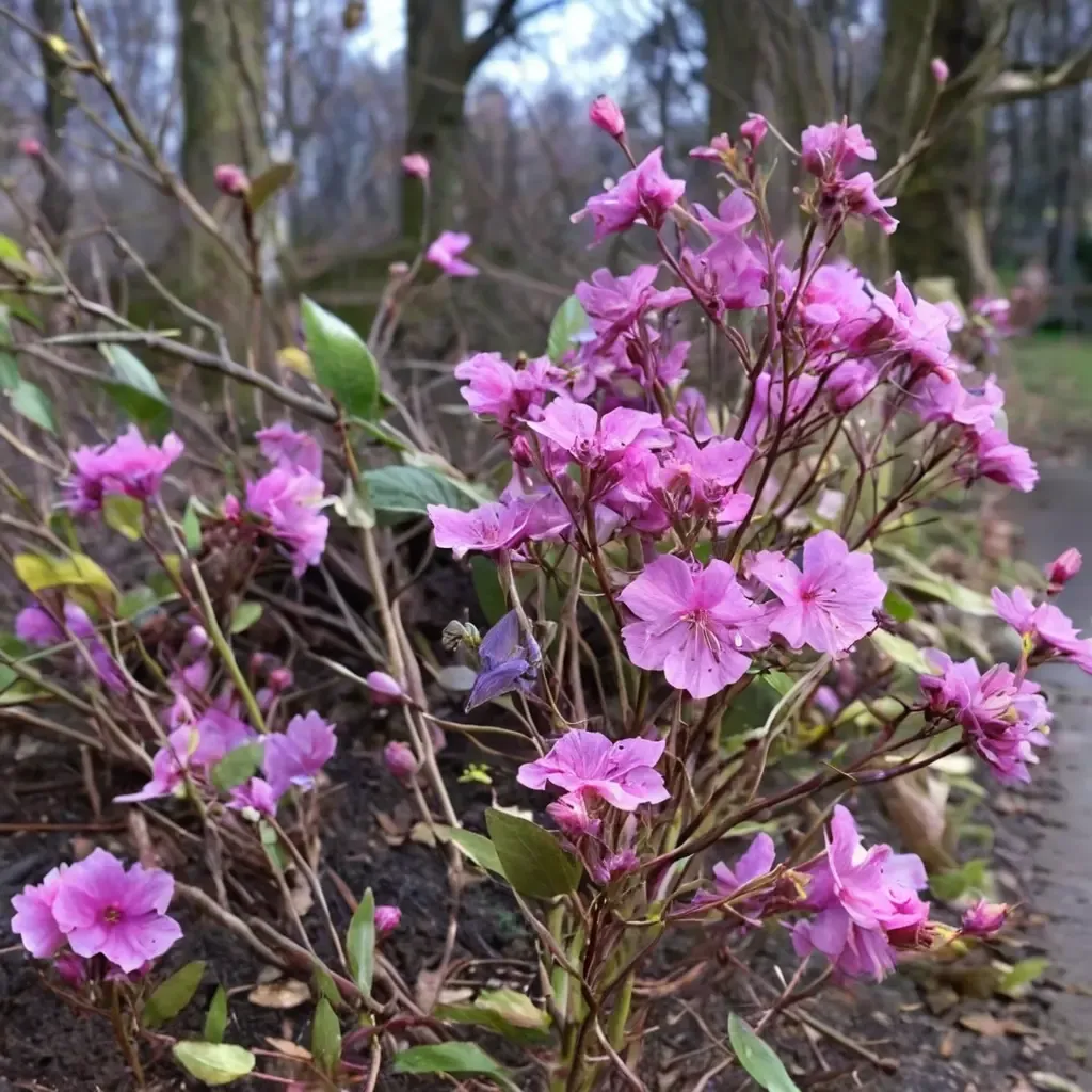 Mid-Winter Daurian Rhododendron
