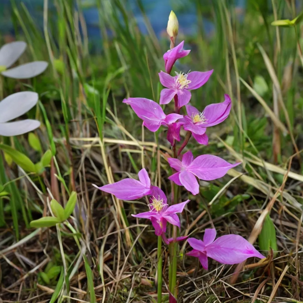 Pink Calopogon Orchid
