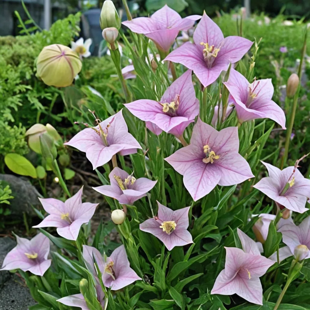 Balloon Flower Shell Pink