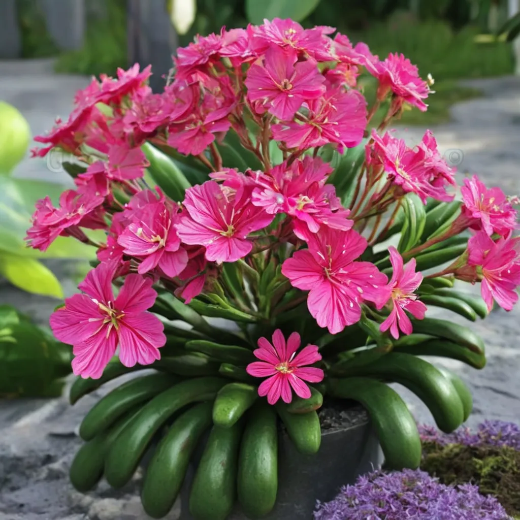 Elise Ruby Red Lewisia