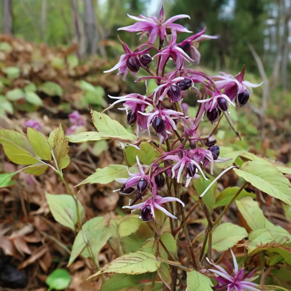 Epimedium grandiflorum Purple Prince